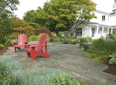 Pennsylvania bluestone’s distinctive color and incredible strength are just some of the reasons why it is popular. Photo: Classic Nursery and Landscape