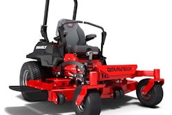 Like other machines that were part of the redesign, this Gravely Pro-Turn 460 now features custom-made seats to complement its mechanical improvements. Photo: Gravely