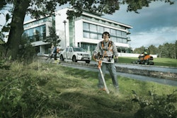 Husqvarna’s Fleet Services is intended to help landscaping companies increase their productivity. Photo: Husqvarna