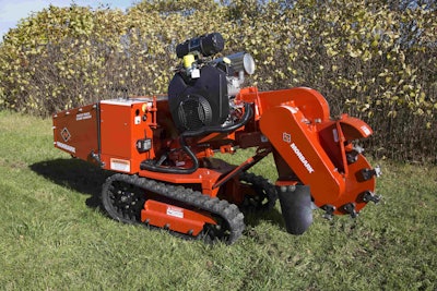 The combination of power and compactness will make the MXG50 a significant source of new business for some landscapers, Morbark says. Photo: Morbark