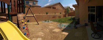 Michael Martinez, a disabled veteran who uses a service dog named Lucky to help him manage challenges related to a traumatic brain injury, was just hoping to get some grass in the yard for Lucky. Heads Up Landscape Contractors in Albuquerque, New Mexico, had bigger ideas.