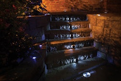 Although this particular job goes back a few years, it’s a good example of a residential landscape application using SolaRight Lighting’s products. Photo: SolaRight Lighting