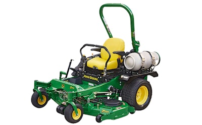 Several models of John Deere mowers can be converted. EnviroGard set up a training program for John Deere dealers’ service technicians.