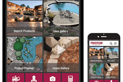 Pavestone says its mobile app works with several of its sister companies as well.