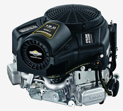 The engine design makes it easier to keep out debris, a common cause of engine failure, according to the manufacturer. Photo: Briggs & Stratton Commercial Power