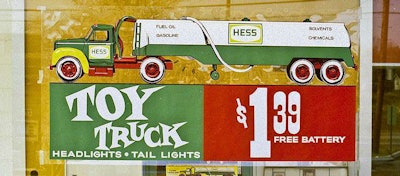 An original 1964 Hess toy truck now sells for around $1,500 to $2,000, depending on its condition.