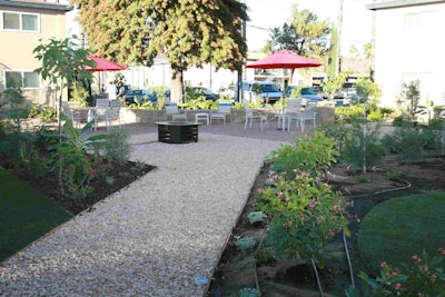 Aster Gardens serves as transitional housing complex for families and individuals in need. Photo: Case Construction Equipment