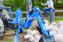 Landscape contractors will have more certainty as they plan purchases of equipment, such as this Woods BH65 backhoe. Photo: Woods Equipment