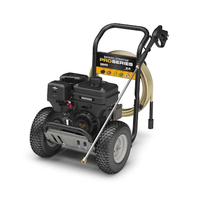 Briggs & Stratton says its new commercial pressure washer will be available this month. Photo: Briggs & Stratton