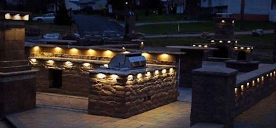 Cambridge Pavers Inc., in addition to its flagship Cambridge Pavingstones products, offers a wide variety of components for outdoor living installations, from fire features to water features, pizza ovens to pergolas. Photo: Cambridge Pavingstones