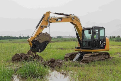 The 307E2 is manufactured in Wujiang, China. Photo: Caterpillar