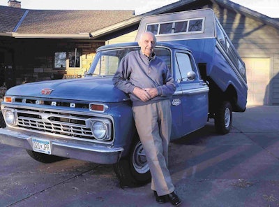 Along with inventing a hoist and founding a company, Jones also served in the Army during the occupation of Japan. Photo: The Free Press