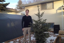 Landon Kennedy started his business in February and chose to work with plants instead of snow for the winter season. Photo: Landon Kennedy