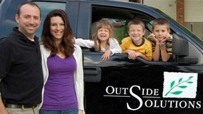 Chad Beidel and his family