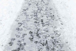 snowy walkway