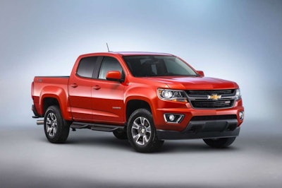 Pictured here is Chevrolet’s 2016 Colorado Duramax TurboDiesel. The recall affects trucks built between Aug. 25 and Sept. 24, 2015.