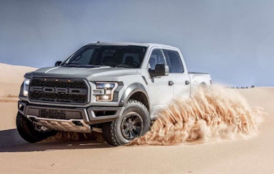 The pickup will be powered by a 3.5-liter EcoBoost turbo V6 paired with a 10-speed transmission. Photo: Ford Motor Co.