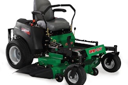 The updated Bob-Cat CRZ mower has a new seat and rear bumper, among other tweaks. Photo: Schiller Grounds Care