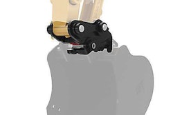 Caterpillar makes 20 models of couplers for excavators and mini excavators, including this Mechanical Dual Lock Coupler-5 ton. Photo: Caterpillar