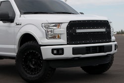 The kit matches the curvature of your original grille and no cutting is necessary. Photo: Rigid Industries