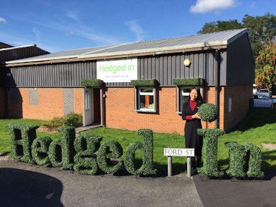 Hedged In boasts of being able to create custom hedges in shapes such as letters or furniture. Photo: Hedged In