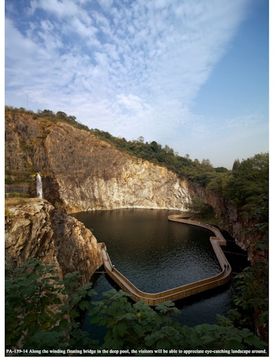 The Quarry Garden opened in 2011 and 3 million people visited the first year. Photo: Yao Chen