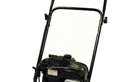 A landscaping company might choose to have only one hover mower on hand, but the product does seem to be a good fit for some applications. (Click to enlarge.) Photo: California Trimmer