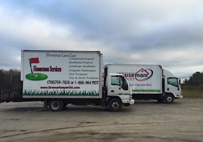 The trucks were hot-wired by the thieves, resulting in electrical damage to the engines.