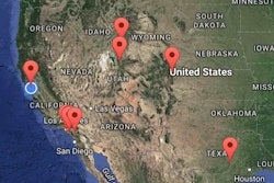 This screen shot shows the new mobile app in map view. Photo: HydroPoint Data Systems