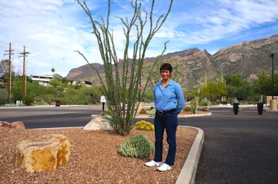 Unlike many of her peers, Sonoran Oasis Landscaping owner Deborah Munoz-Chacon came to the business through management. Today, she loves spending time in the field. Photo: Amy Materson