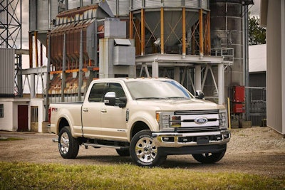 Ford wants to know how you use your Super Duty, such as this Ford F-350 Super Duty King Ranch Crew Cab 4×4. Photo: Ford Motor Co.