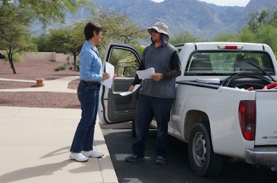 Landscapers, like Deborah Munoz-Chacon of Sonoran Oasis Landscaping, are constantly communicating with their employees. Some people see personality tests as a tool to improve communication. Photo: Amy Materson