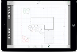 A landscaping site can now be measured right on the tablet. Photo: Drafix Software Inc.