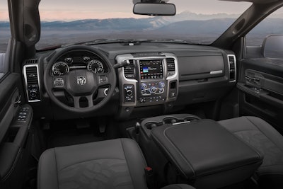 A 7-inch center cluster is standard, including an 8.4-inch touchscreen display. Photo: Ram Trucks