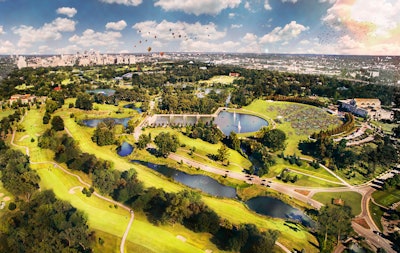 Chris Sanders practices at the firm of SWT Design, whose projects include Forest Park Forever in St. Louis. The principal designer on the project was Paul Toenjes. Photo: Rendering by SWT Design