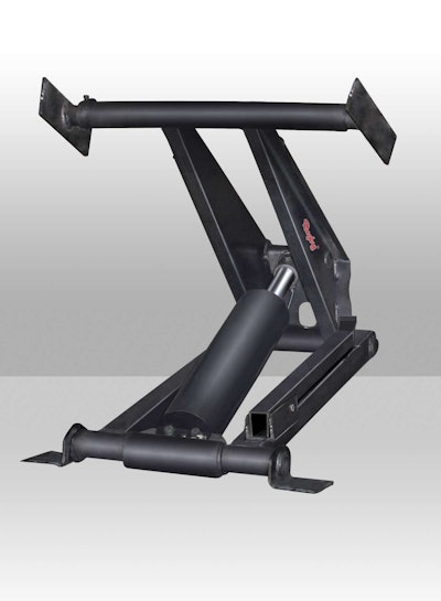 Each of the new trailer hoists produces weight savings of nearly 100 pounds, the manufacturer says. Photo: Rugby Manufacturing