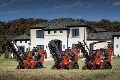 The CX Series machines, seen here, are the tracked models.