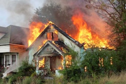 The house fire broke out in the morning and the home was a total loss after the flames were put out. Photo: Sean_Marshall/Flickr