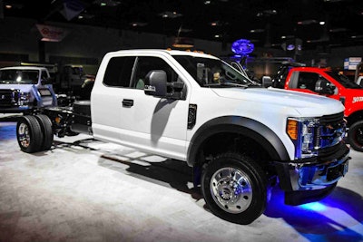 Towing capacity also increased, although Ford has yet to specify how much of a boost the new design provides on that front. Photo: Ford Motor Co.