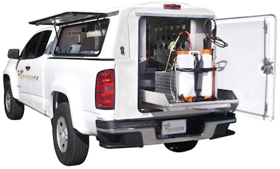 The sliding roll deck on the Colorado Workpod has a 750-pound capacity. Photo: BrandFX Body Co.