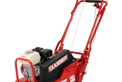 Classen says its new compact aerator, the TA18, is easy to maneuver and transport. Photo: Classen