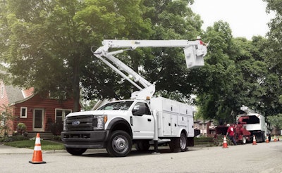Weight savings from the all-aluminum cab were reinvested into the truck’s frame, which is 95-percent high-strength steel. Photo: Ford Motor Co.