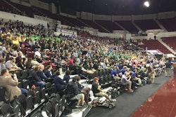 The opening ceremony of the National Collegiate Landscape Competition was held Thursday morning at Mississippi State University’s Humphrey Coliseum. Photo: David Rountree