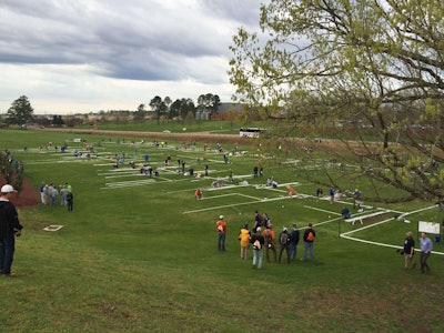 The National Collegiate Landscape Competition, now in its 40th year, drew more than 700 student competitors from 62 schools. Photo: David Rountree