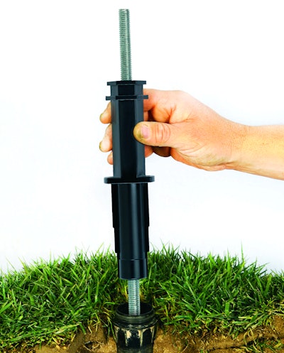 Underhill’s ‘Easy Out’ tool simplifies sprinkler head removal. Photo: Underhill