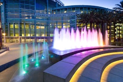 This interactive fountain at the Anaheim Convention Center was completed back in 2013, and is just one of the many projects California Waters has completed. Photo: California Waters