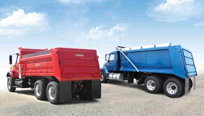 Each dump body comes in both standard and heavy-duty models. Photo: Crysteel Manufacturing