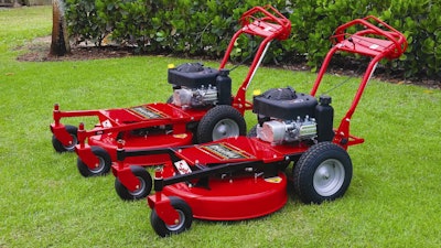 The new model is powered by a 10.5-horsepower Briggs & Stratton Intek engine. Photo: Sarlo Power Mowers