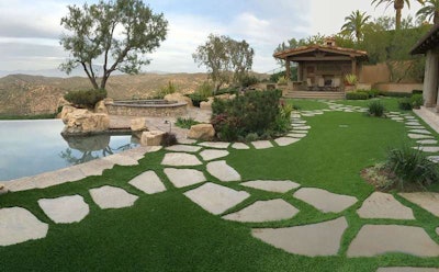 More and more California homeowners, HOAs and commercial firms in Los Angeles and and Orange counties are opting for synthetic grass, the nation’s largest distributor says. Photo: Synthetic Grass Warehouse