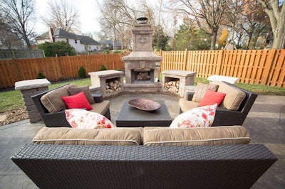 Hinkle Hardscapes likes to distinguish itself from other landscaping companies by focusing on installing hardscapes. Photo: Hinkle Hardscapes